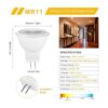 YUIIP Bombillas LED MR11 GU4 de 5 W 12 V 20 W 35 W 40