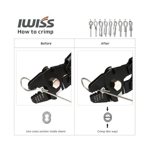 IWISS Enganchador de cuerda de alambre para engarzar_6