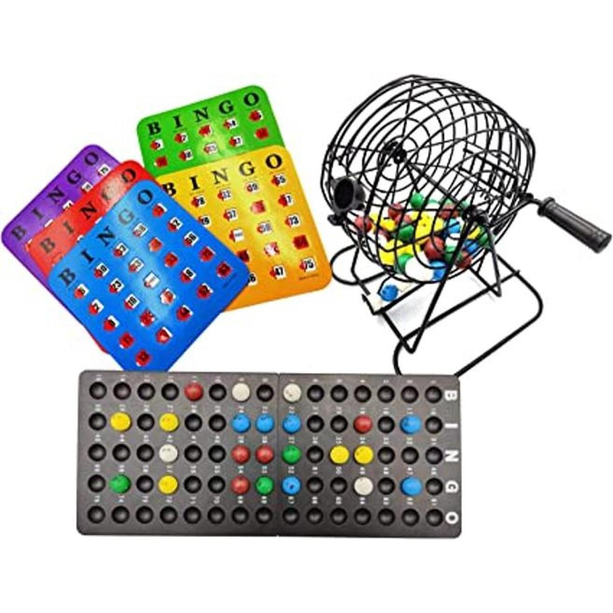 Yuanhe Juego de juego de bingo de lujo jaula de metal de