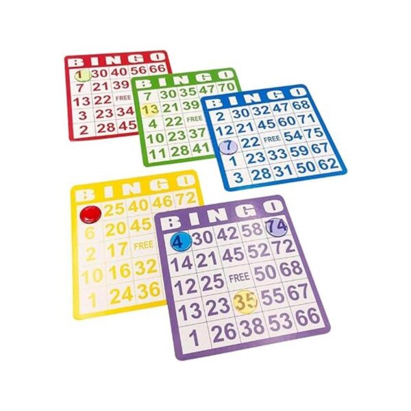 Yuanhe Juego completo de bingo con 50 tarjetas de bingo_5