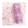 Yuanchuan Golden Star Glitter Tulle Rolls 6 pulgadas x 10