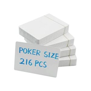 Yuanhe Cartas de juego en blanco para escribir en tamaño_1