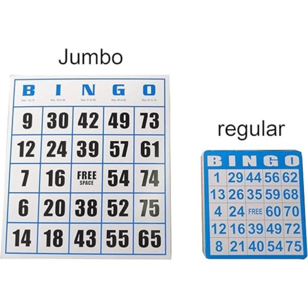 Yuanhe Easy Read Jumbo Tarjetas de juego de papel de_5