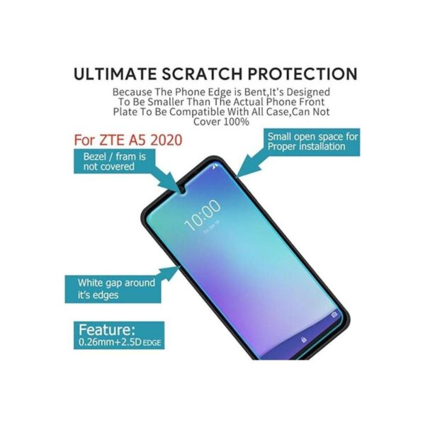 Ytaland Funda para ZTE Blade A5 2020 con 2 protectores_2