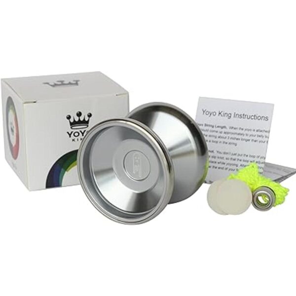 Yoyo King Ghost Bi Metal Aluminio y Acero Trick Yoyo_2