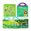 Libros de calcomanías reutilizables para niños 2 juegos
