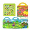 Libros de calcomanías reutilizables para niños 2 juegos