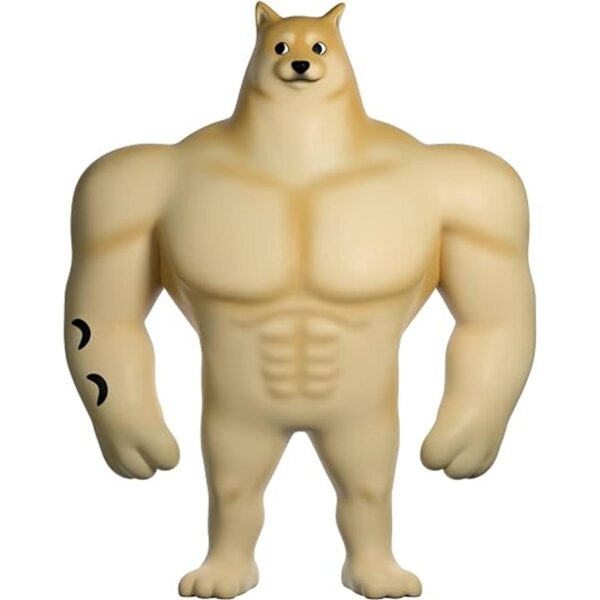 Figura de vinilo Swole Doge figura de perro de 5_1