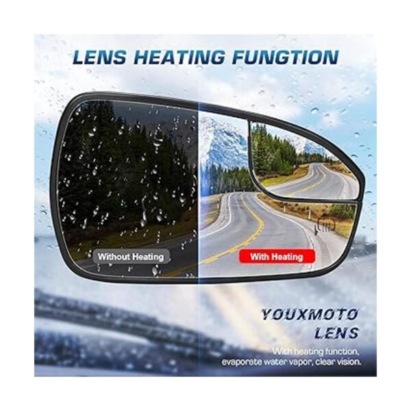 Youxmoto Passenger Right Side Heated Mirror Glass_2
