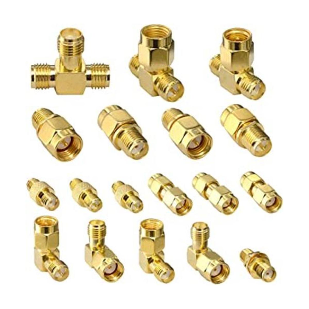 YOTENKO Kit de adaptador SMA de 18 piezas de conectores