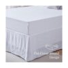 SimpleOpulence Falda de cama 100 lino belga con