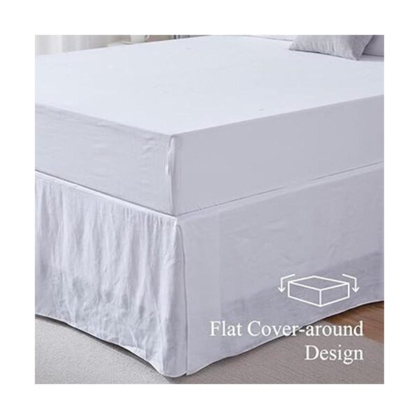 SimpleOpulence Falda de cama 100 lino belga con