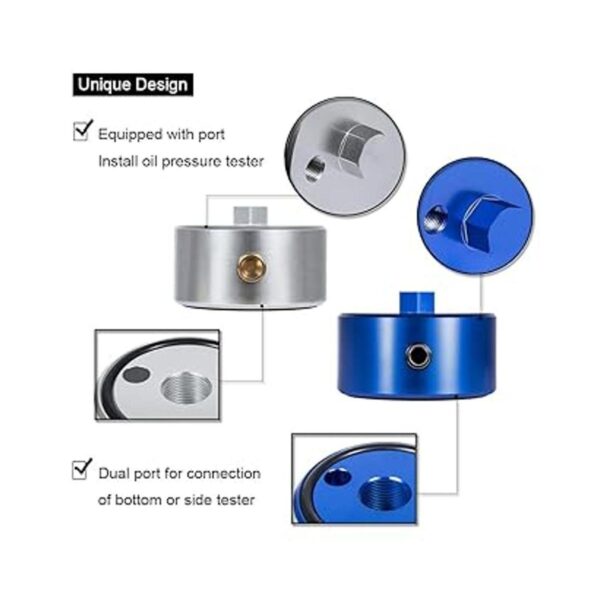 Adaptador de presión de aceite 7219 para motores GM 4.8L_3
