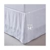 SimpleOpulence Falda de cama 100 lino belga con