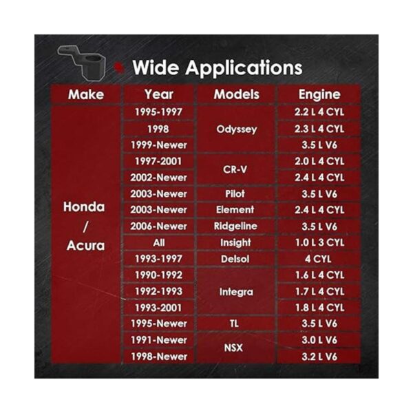 Yoursme Compatible con Honda Acura cigeñal de manivela