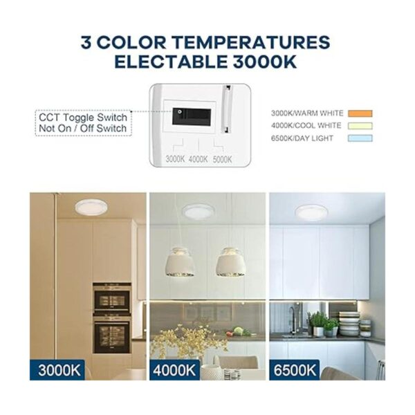 Youtob Luz de techo LED con sensor de movimiento con_2