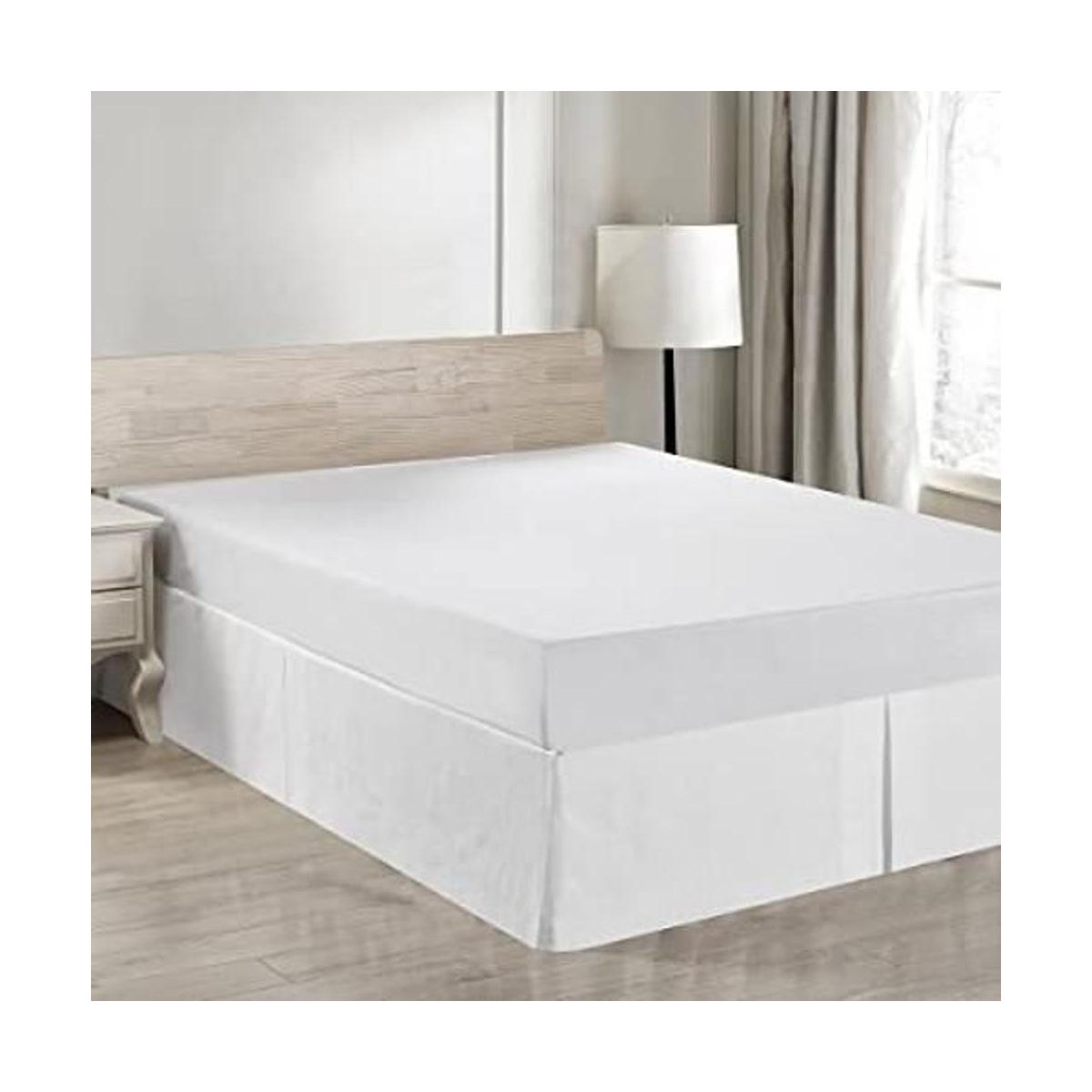 SimpleOpulence Falda de cama 100 lino belga con