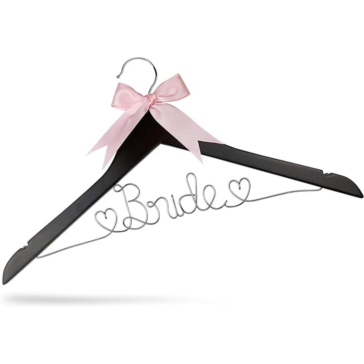 Percha de novia para vestido de novia colgador de novia