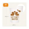 Tazas de fiesta de Acción de Gracias Lets Get Basted
