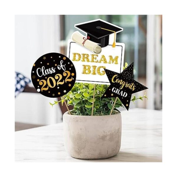 Decoración de mesa para centros de mesa de graduación