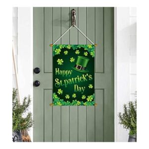 Decoración para puerta del día de San Patricio trébol_1