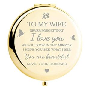 Regalos para esposa regalo de esposa espejo compacto_1