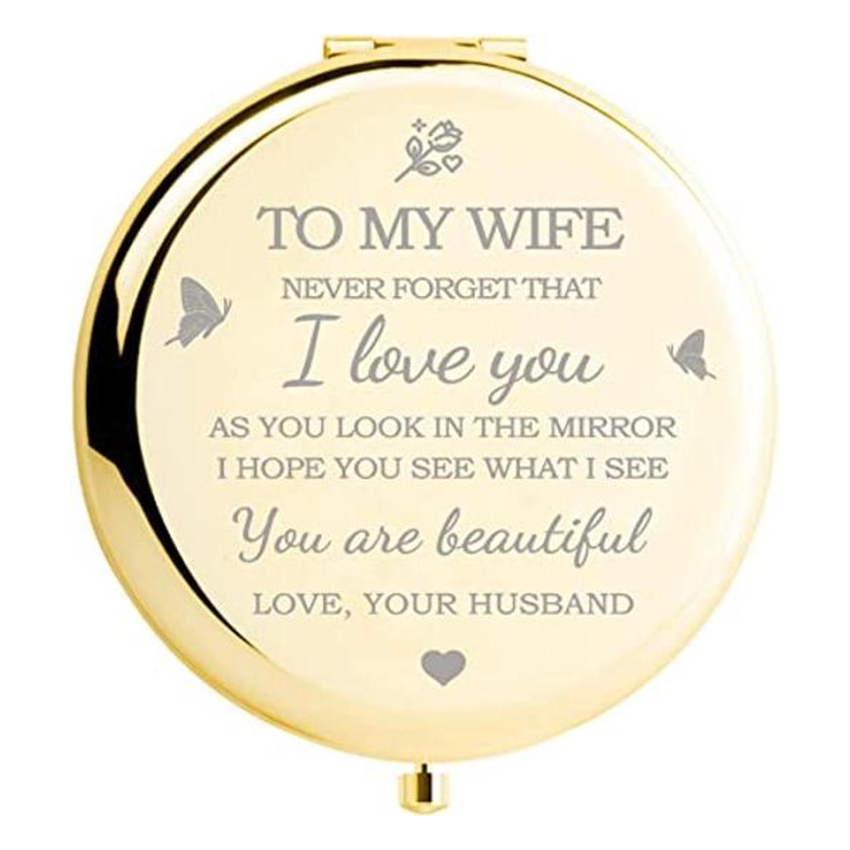Regalos para esposa regalo de esposa espejo compacto