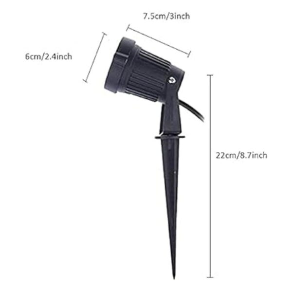 Youngine Lámparas LED para césped de 12 V para exteriores