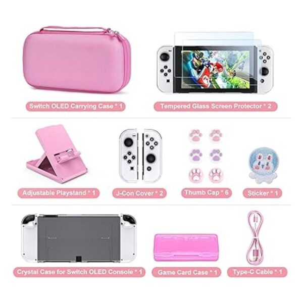 Younik Switch OLED Paquete de accesorios 16 en 1 incluye_3