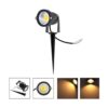 Youngine Lámparas LED para césped de 12 V para exteriores