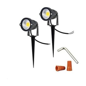 Youngine Lámparas LED para césped de 12 V para exteriores