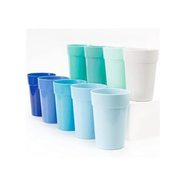Youngever 18 vasos de plástico para niños de 12 onzas_1