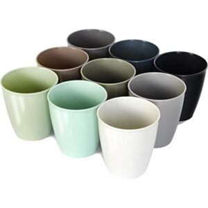 Youngever Vasos para niños de 8 onzas paquete de 9 vasos_1