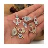 20 piezas de aleación mixta de esmalte de mal de ojo con