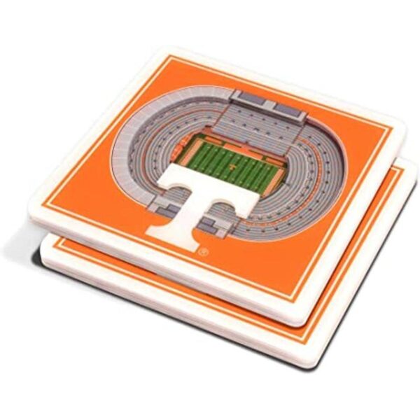 YouTheFan NCAA EstadiumView Posavasos de 4 x 4 pulgadas 2_1