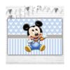 Telón de fondo de vinilo azul claro de Mickey Mouse para_1