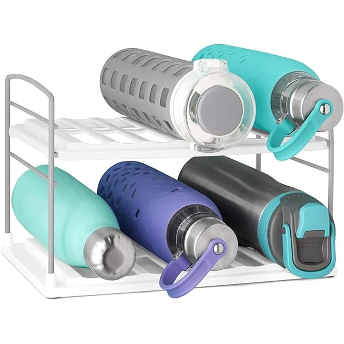 YouCopia UpSpace Organizador de botellas de agua con 2