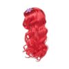 Peluca de princesa de sirena trenza Ariel con tiara de_2