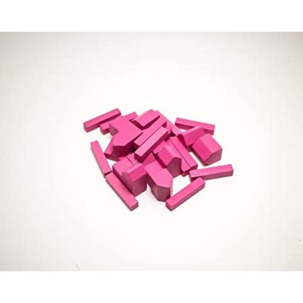 YorksGamePieces Piezas de repuesto de madera rosa para_1