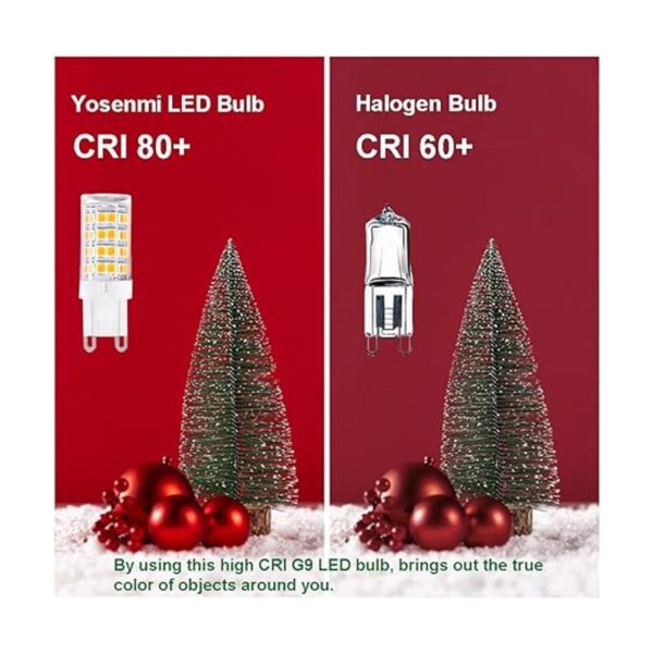 Yosenmi Bombillas LED G9 5 W equivalente a halógeno de_4