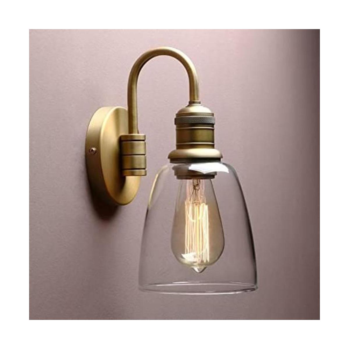 Yosoan Aplique de pared vintage de 1 luz accesorio