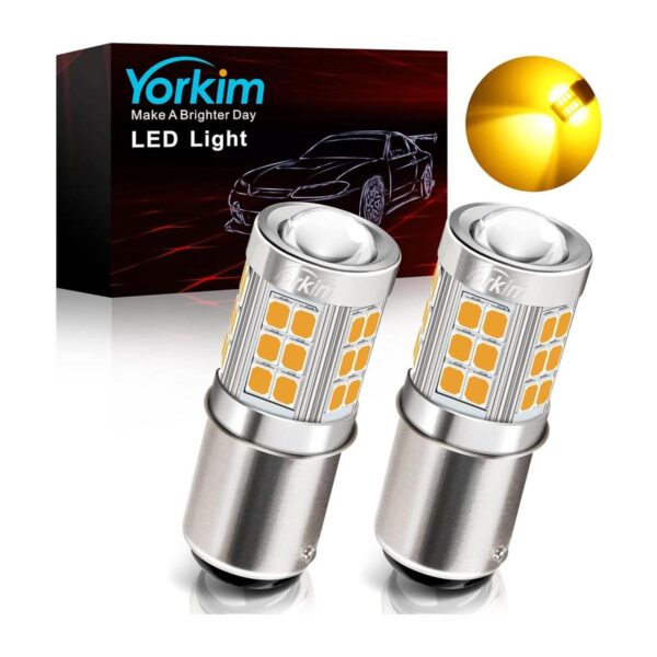 Yorkim Bombilla LED de 1157 ámbar bombilla LED de 1157_1