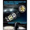 Yorkim Bombilla LED 3157 de 2880 lúmenes 3156 luces LED_2