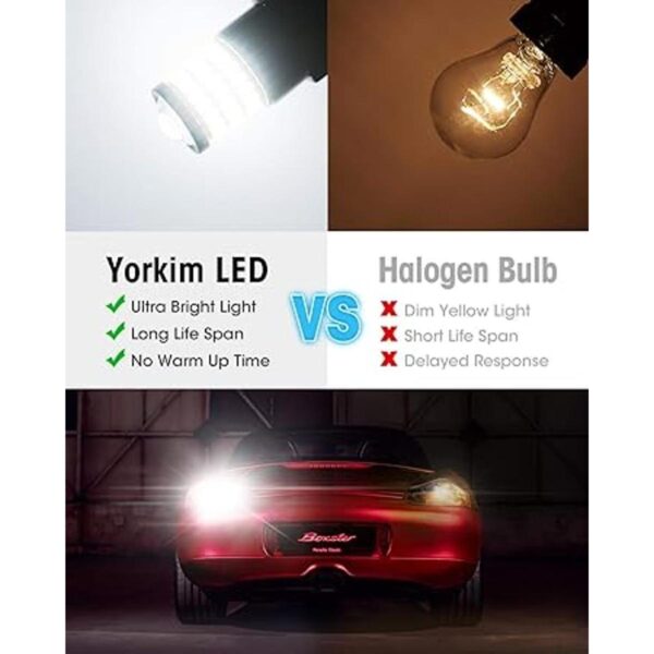 Foco LED Yorkim Ultra Bright 3157 Luces de freno LED_2