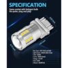 Yorkim Bombilla LED 3157 color blanco bombilla LED 3156_6