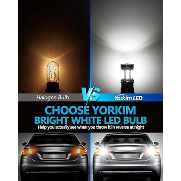 Yorkim Bombilla LED 3157 de 2880 lúmenes 3156 luces LED_4