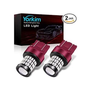 Yorkim Bombilla LED ultra brillante 7440 roja T20 7441_1