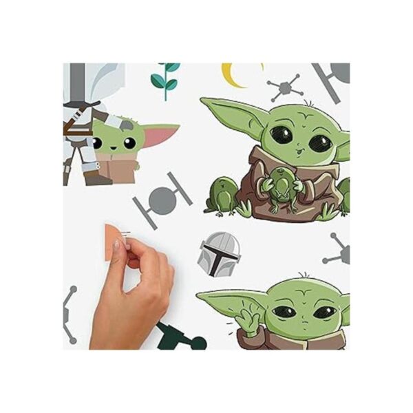 RoomMates RMK4805SCS Baby Yoda Grogu Calcomanías de pared_4