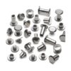 YORANYO 110Sets Chicago Screws Leather Rivets Assorted