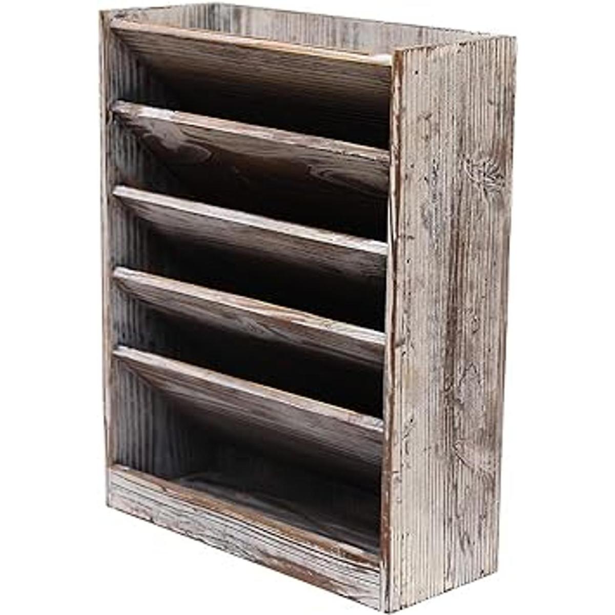Superbpag Organizador de archivos de pared de madera